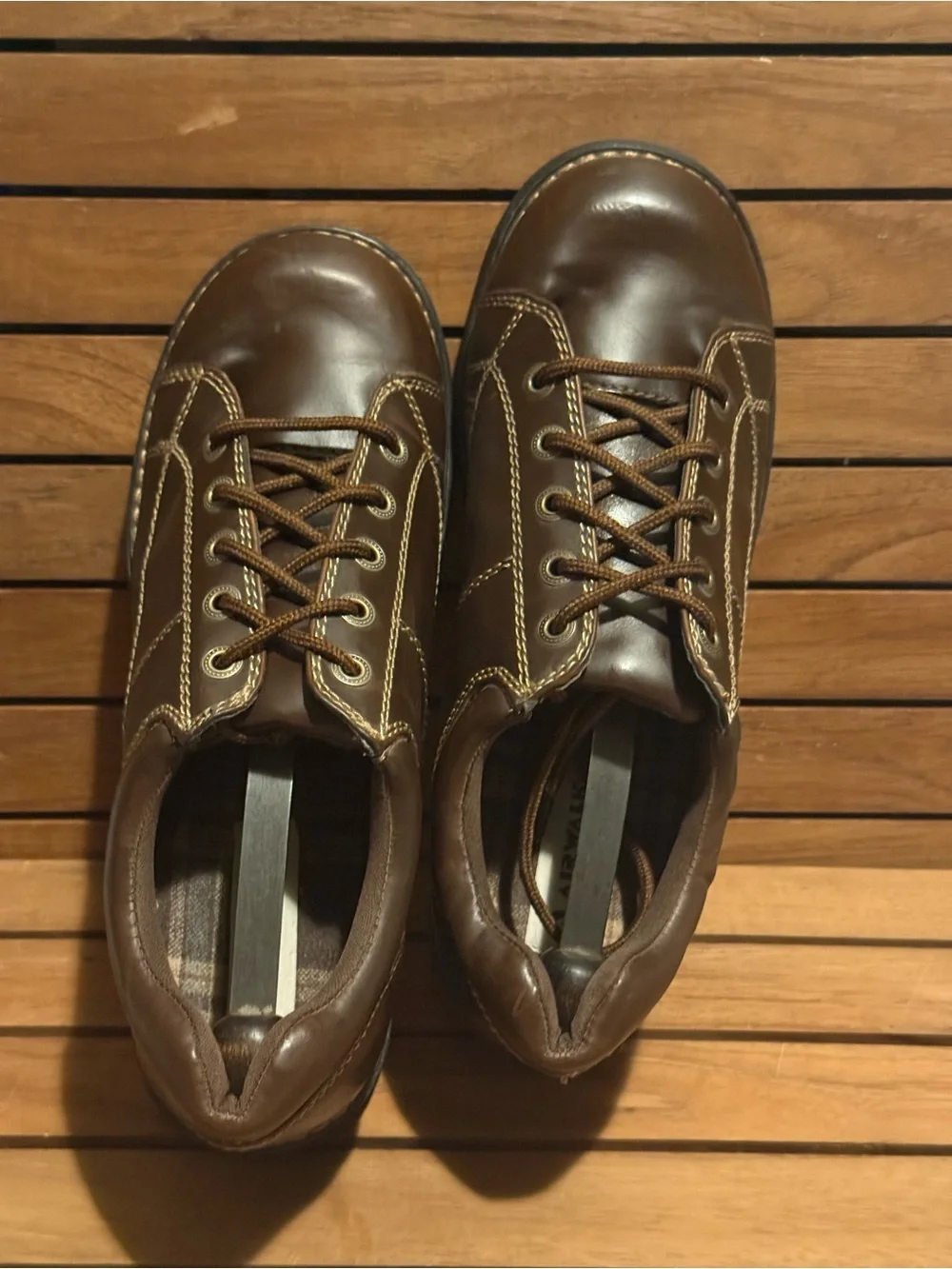 Vintage Airwalk Chunky Leather Platform Oxford Shoes Men 11 / Women 12.5